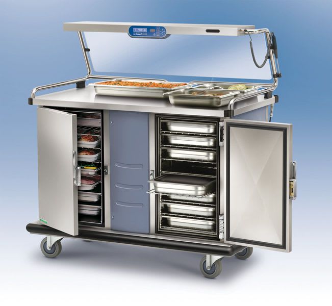 Banquet trolley / refrigerated / warming MULTISERV Socamel Technologies
