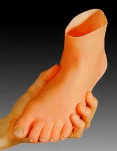 Foot external cosmetic prosthesis RealLifeSkin™ RealLifeSkin