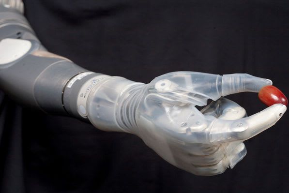 Elbow external prosthesis (upper extremity) / hand prosthesis / myo-electric / multi-articulated Luke DEKA Research