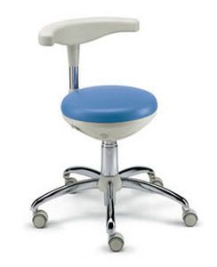 Dental stool / on casters / height-adjustable / with backrest AG70030 PROMED S.R.L.