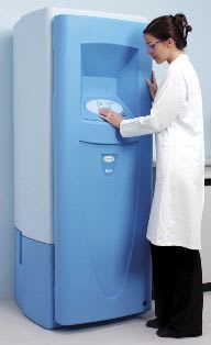 Laboratory water purifier / microfiltration / electrodeionization / by UV 38 L/mn, 18.2 M%u2126.cm | CENTRA-S/R 200 Veolia Water STI ( Elga Labwater )