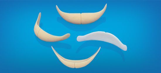 Chin cosmetic implant / anatomical / silicone C5 Wanhe Plastic Material