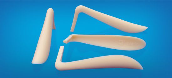 Rear of nose cosmetic implant / anatomical / silicone LA Wanhe Plastic Material