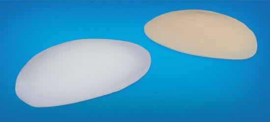 Temporal cosmetic implant / oval / silicone P3 Wanhe Plastic Material