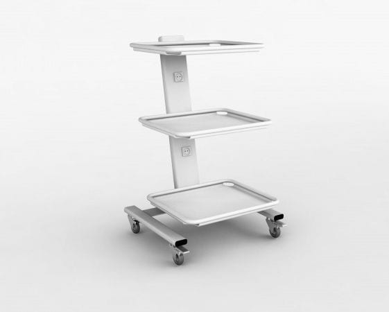 Instrument trolley / open-structure / 3-tray OX11 VeraDenta