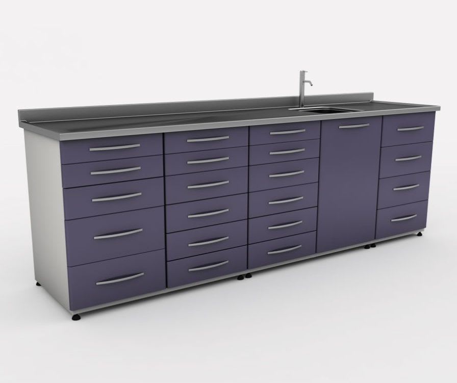 Storing cabinet / dental laboratory / with drawer / with door LB30 VeraDenta