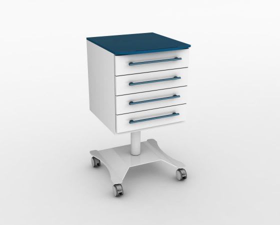 Storing cabinet / dentist office / with drawer / modular OX8 VeraDenta