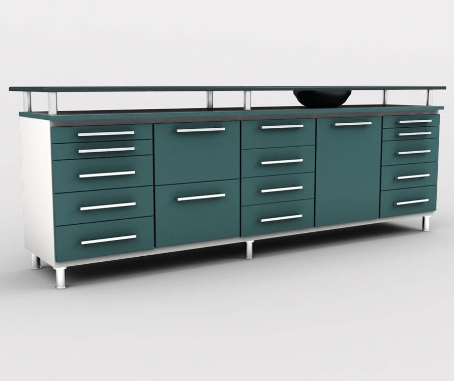 Storing cabinet / dentist office / with drawer / with tray SP6 VeraDenta
