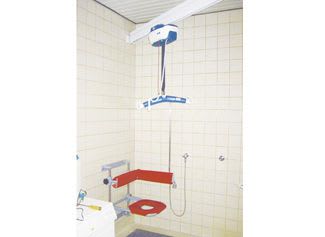 Ceiling-mounted patient lift V4 aacurat gmbh