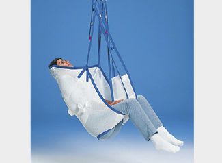 Patient lift sling / bariatric / with head support HKN aacurat gmbh