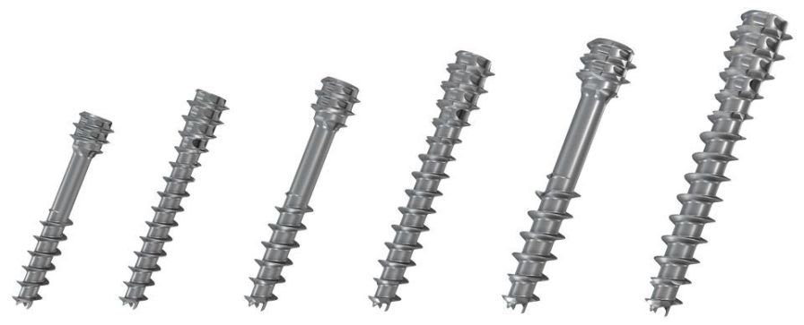 Hindfoot osteosynthesis cannulated bone screw / not absorbable I.B.S.® in2bones