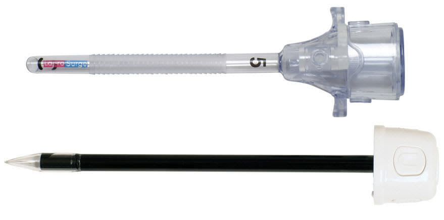Laparoscopic trocar / with obturator / with insufflation tap / bladeless 5 mm | EC5SL-O LaproSurge