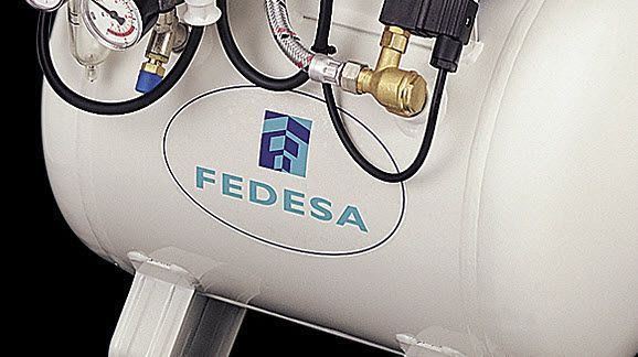 Medical compressor / for dental units / oil-free 5 - 8 bar Fedesa