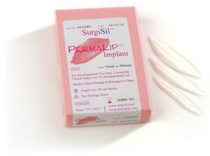 Lip cosmetic implant / anatomical / silicone PermaLip™ SurgiSil