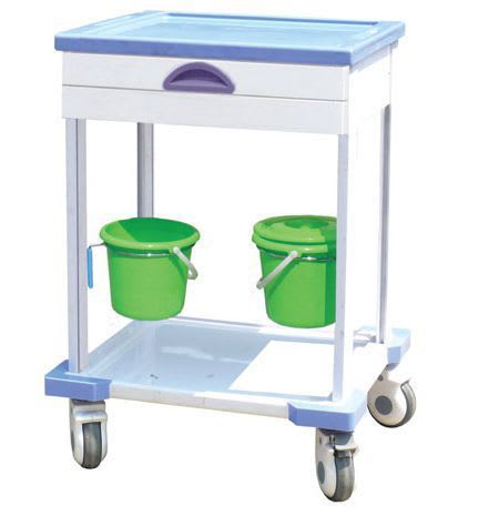 Treatment trolley / with drawer / 2-tray CT-60015C Nanjing Joncn Science & technology Co.,Ltd