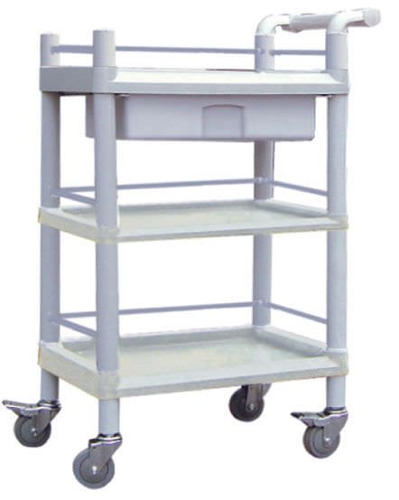Multi-function trolley / with drawer / 3-tray 101J Nanjing Joncn Science & technology Co.,Ltd