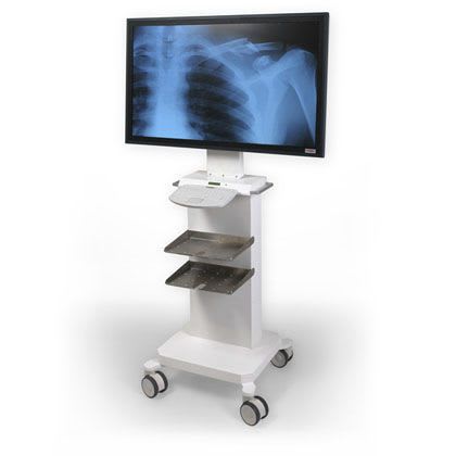 Medical computer cart MOBILE VIEWER / Single / Large Esinomed