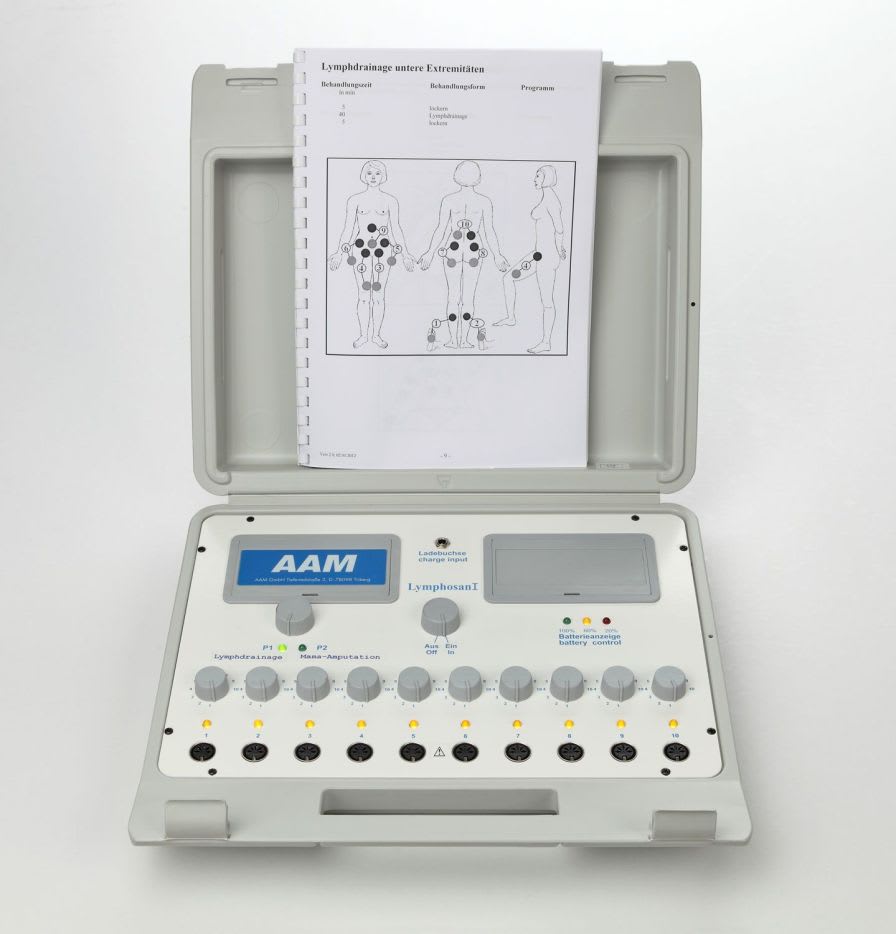 Pressure therapy unit (physiotherapy) / 10 independent cells DE 30 H AAM