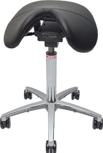 Medical stool / height-adjustable / on casters / saddle seat Classic Salli Systems Easydoing
