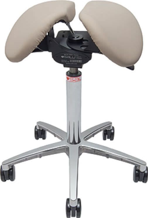 Medical stool / height-adjustable / on casters / saddle seat MultiADjuster Salli Systems Easydoing