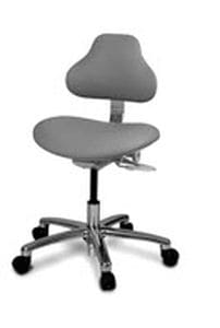 Dental stool / height-adjustable / on casters / with backrest Deluxe 6126C Forest Dental