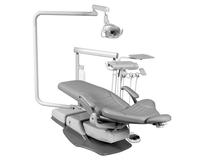 Dental treatment unit with hydraulic chair P1 Forest Dental