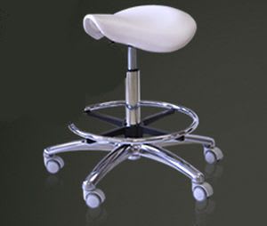 Dental stool / on casters / saddle seat MEDI 1207 Slovadent