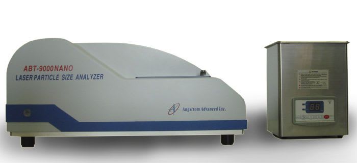 Dynamic light scattering particle size analyzer 1 - 9500 nm | ABT-9000 Angstrom Advanced Inc.