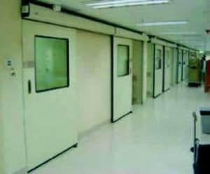 Hospital door / laboratory / sliding / hermetic Victordoor