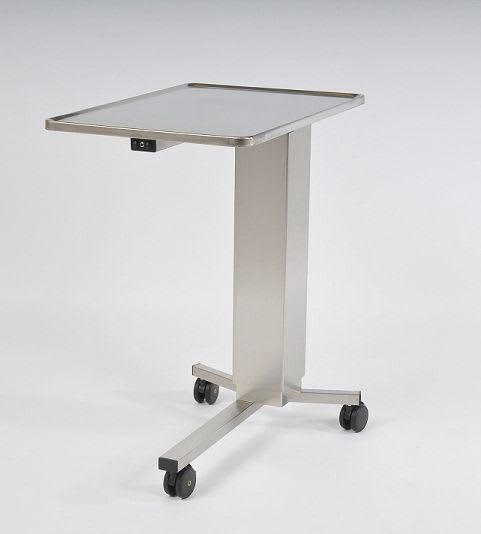 Stainless steel Mayo table / height-adjustable / on casters 100 21 Remeda