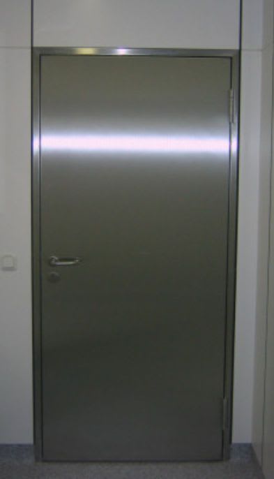 Laboratory door / hospital / swinging Hinged doors EMV