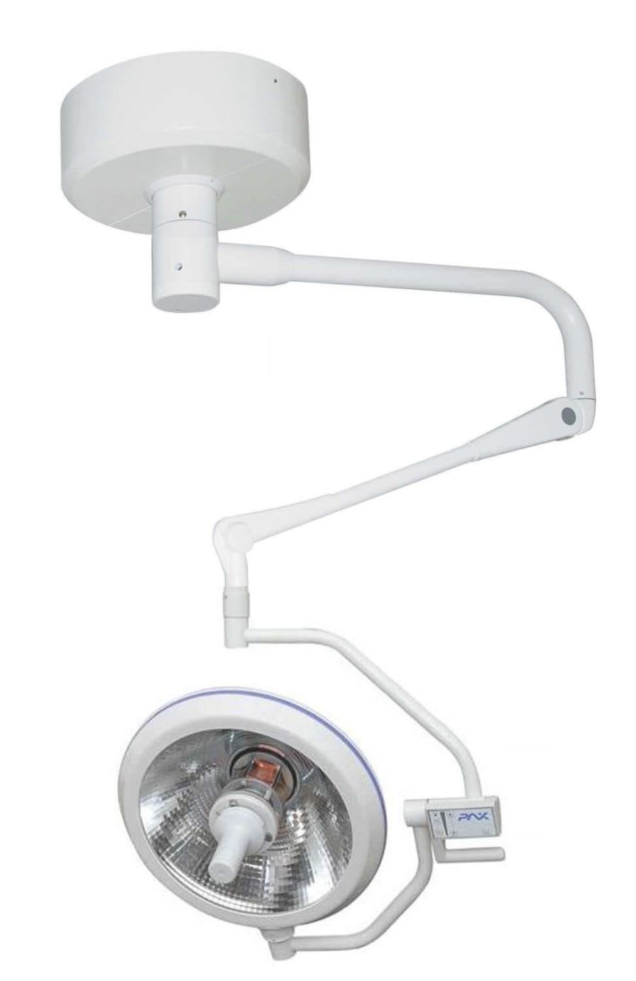 Halogen surgical light / ceiling-mounted / 1-arm F700 Pax Medical Instrument