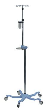 4-hook IV pole / telescopic / on casters Arco Luxe Arcomed AG, Medical Systems