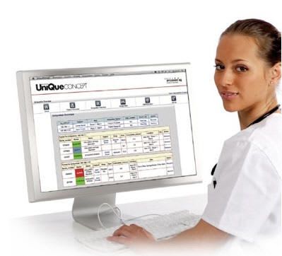 Patient data management system / infusion UniQueCONCEPT™ Arcomed AG, Medical Systems