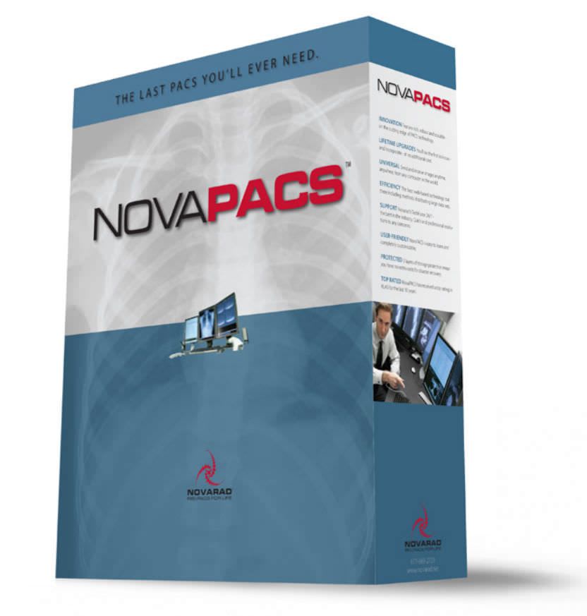 Archiving transmission system NovaPacs™ Novarad Corporation