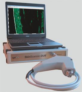 Ultrasound system / on platform, fixed / for skin ultrasound imaging DUB®SkinScanner taberna pro medicum
