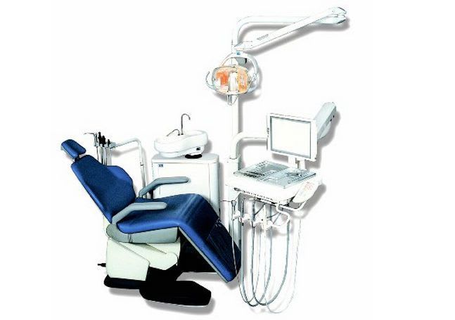 Dental treatment unit with electro-mechanical chair 2614 ETI Dental Industries