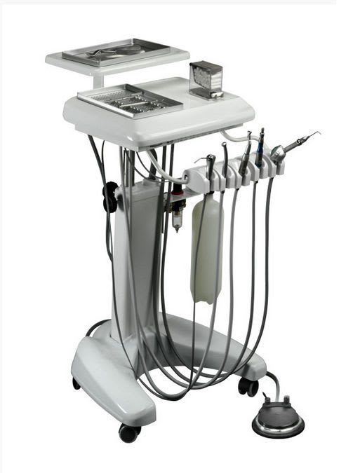 Dental instrument cart / 2-tray ETI Dental Industries