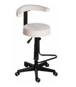 Dental stool / on casters / height-adjustable / with backrest 354 ETI Dental Industries