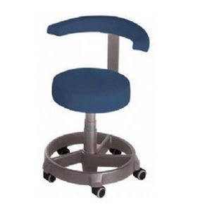 Dental stool / height-adjustable / on casters / with backrest 350 ETI Dental Industries