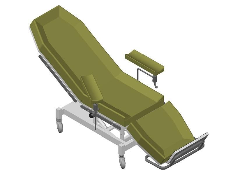 Height-adjustable hemodialysis armchair / electrical PHOENIX Medical Equipment S.A.