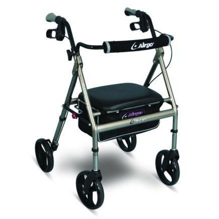 4-caster rollator / height-adjustable / with seat Airgo® Adventure™ 8 Airgo