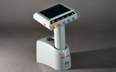 Laryngoscope video endoscope / rigid / with integrated video monitor MS201 Apple BioMedical