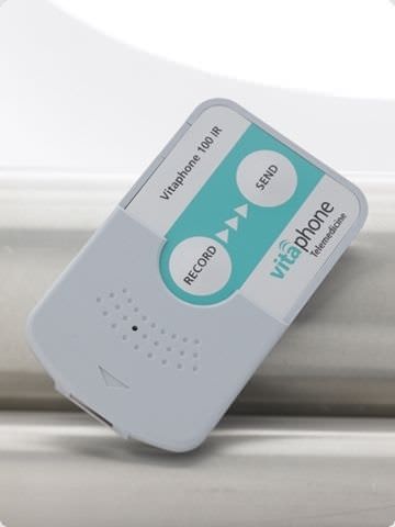Wireless cardiac Holter monitor TELE ECG CARD 100 IR Vitaphone