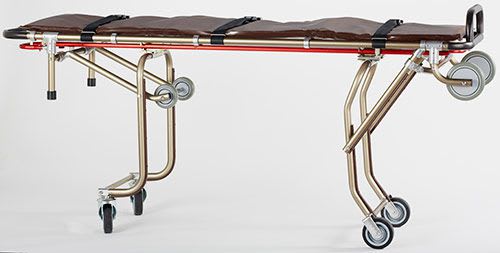 Mortuary stretcher trolley / height-adjustable / mechanical / 1-section MC100A, MC100A-OS Premier Funeral Supply