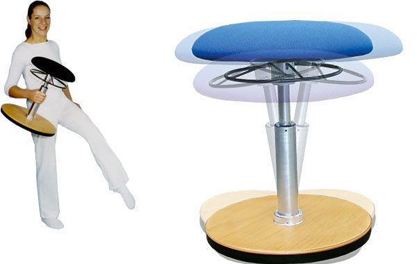 Medical stool / height-adjustable Möckel Feinmechanik