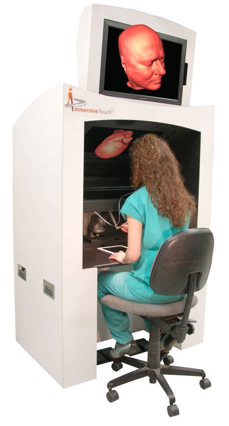Surgery training simulator / with electronic console ImmersiveTouch® ImmersiveTouch