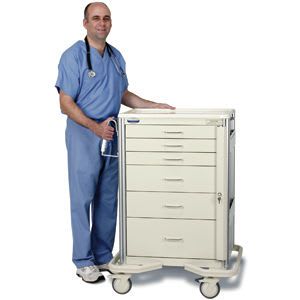 Anesthesia trolley / with aluminum frame PKL-B-30 Armstrong Medical Industries