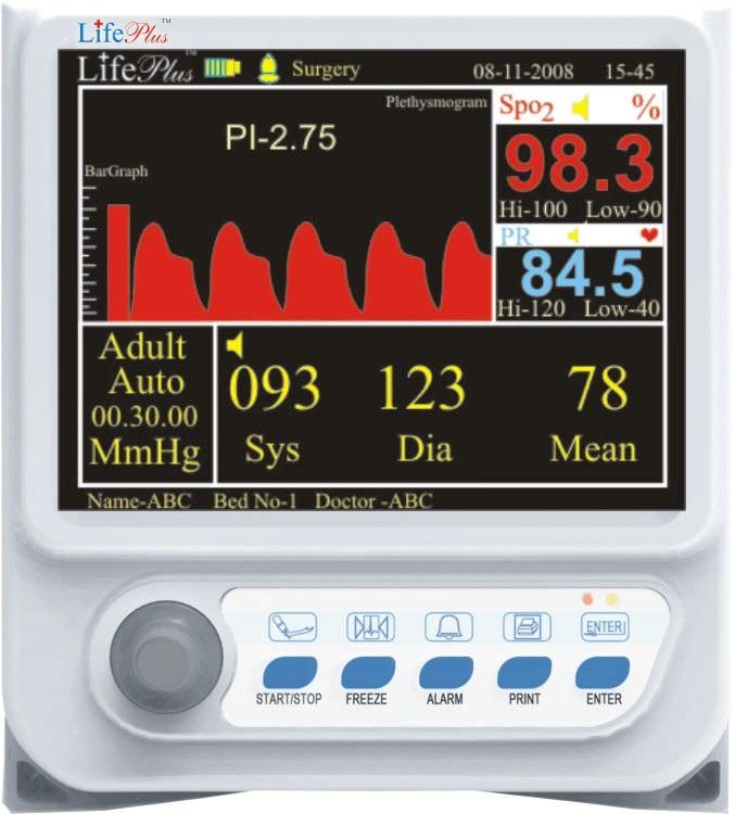 NIBP patient monitor / SpO2 LPM-104 Life Plus Medical