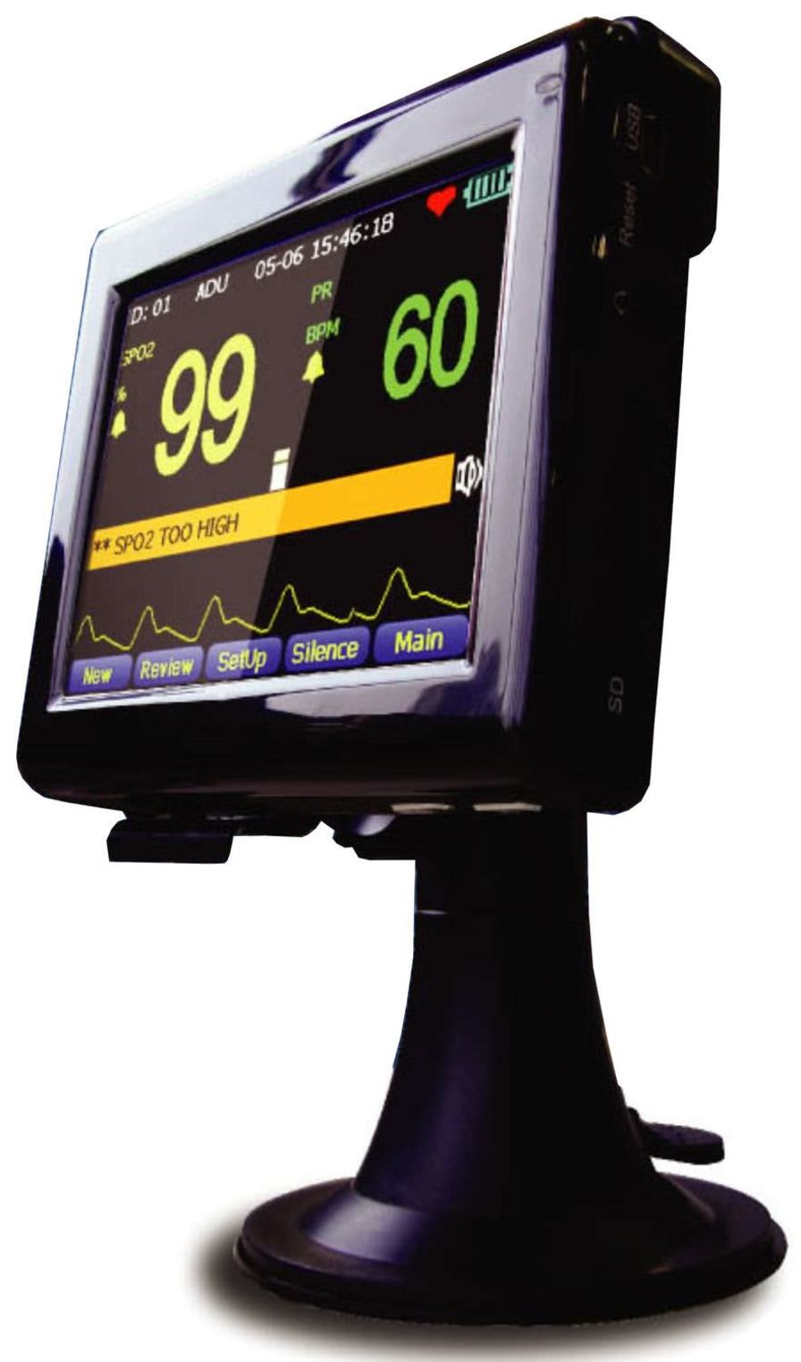 Handheld pulse oximeter / with separate sensor LP - 102 Life Plus Medical